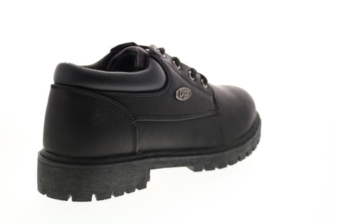 Lugz Nile Lo MNILELV-001 Mens Black Synthetic Lace Up Ankle Boots