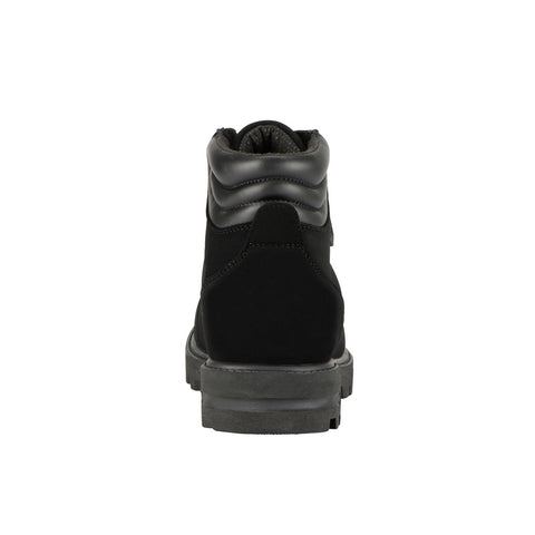 Lugz Range MRANGD-001 Mens Black Nubuck Lace Up Casual Dress Boots