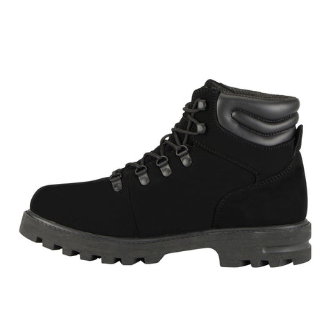 Lugz Range MRANGD-001 Mens Black Nubuck Lace Up Casual Dress Boots