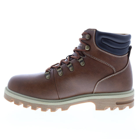 Lugz Range MRANGGV-7747 Mens Brown Synthetic Lace Up Casual Dress Boots