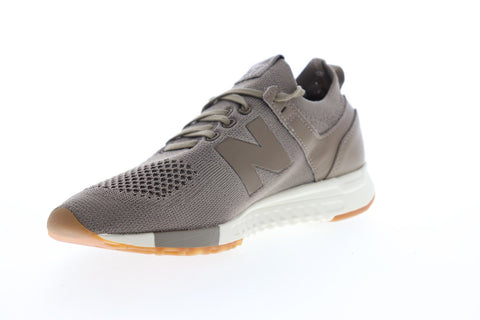 New Balance 247 MRL247DT Mens Brown Canvas Lace Up Low Top Sneakers Shoes