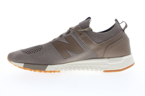 New Balance 247 MRL247DT Mens Brown Canvas Lace Up Low Top Sneakers Shoes