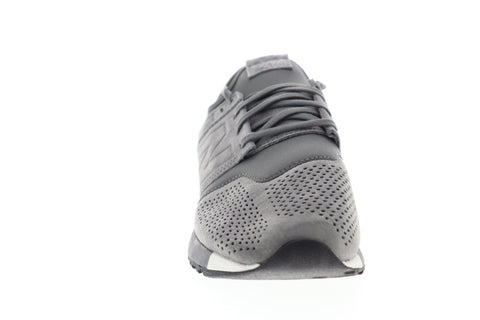 New Balance 247 MRL247LY Mens Gray Wide Suede Low Top Sneakers Shoes