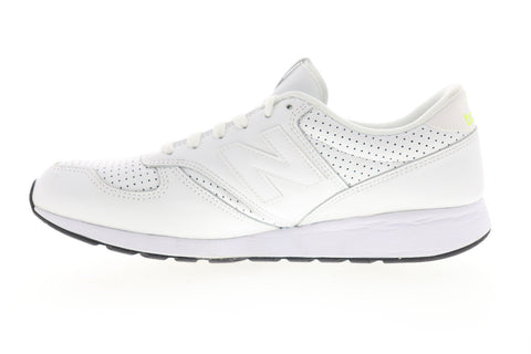 New Balance 420 MRL420SJ Mens White Wide Leather Low Top Sneakers Shoes