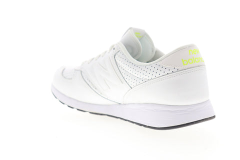 New Balance 420 MRL420SJ Mens White Wide Leather Low Top Sneakers Shoes