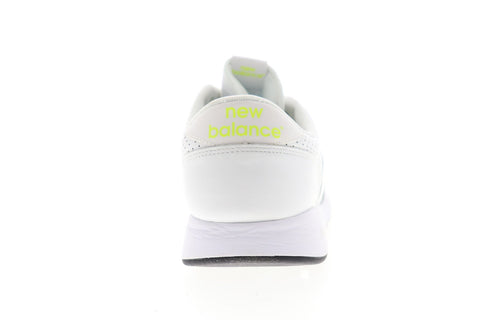 New Balance 420 MRL420SJ Mens White Wide Leather Low Top Sneakers Shoes