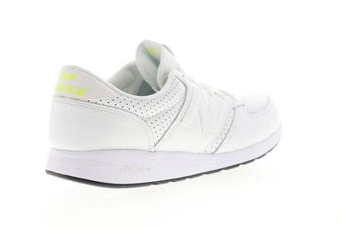 New Balance 420 MRL420SJ Mens White Wide Leather Low Top Sneakers Shoes