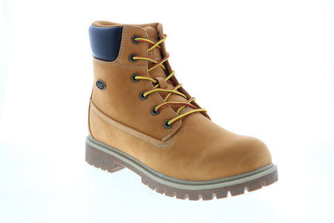 Lugz Rucker Hi MRUCKRHK-747 Mens Brown Synthetic Lace Up Casual Dress Boots