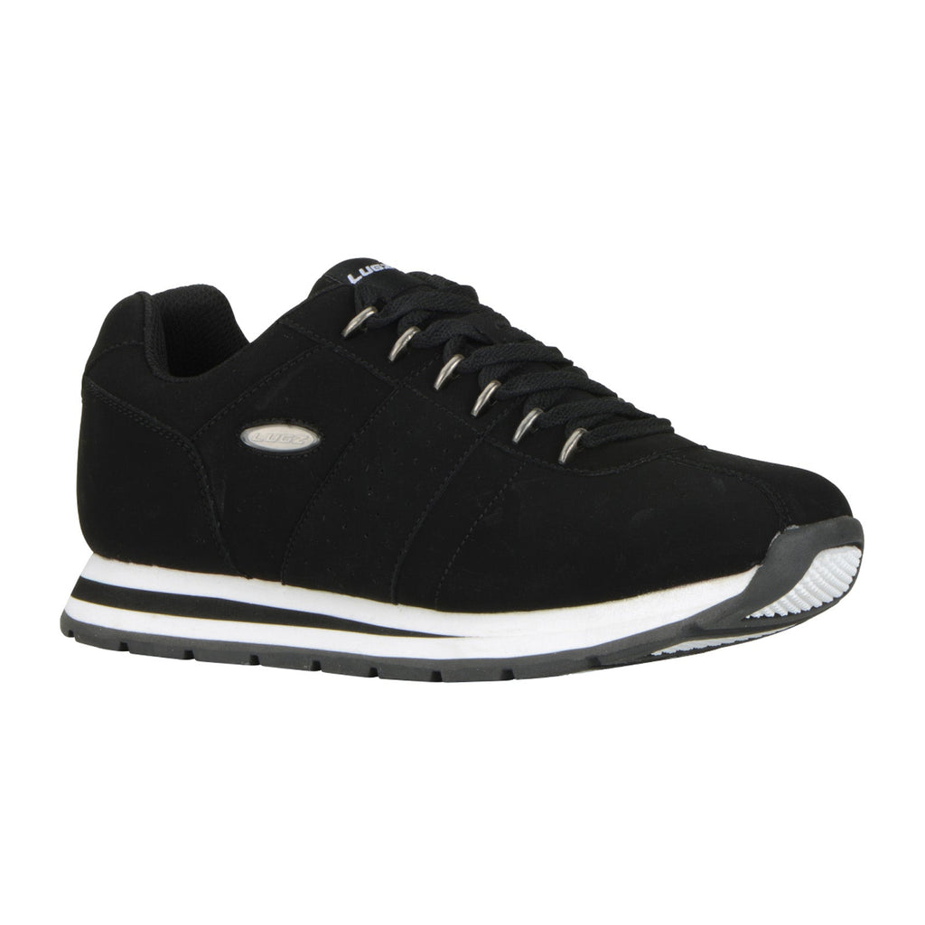Lugz Run Classic MRUNCLAD060 Mens Black Nubuck Lifestyle Sneakers Sho Ruze Shoes