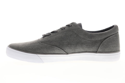 Lugz Seabrook Mens Gray Canvas Low Top Lace Up Sneakers Shoes