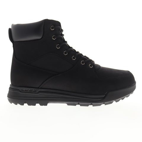 Lugz Sentry MSENTD-001 Mens Black Nubuck Lace Up Casual Dress Boots Shoes