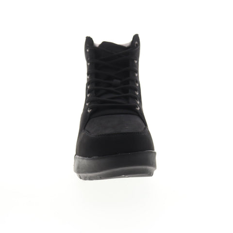 Lugz Sentry MSENTD-001 Mens Black Nubuck Lace Up Casual Dress Boots Shoes