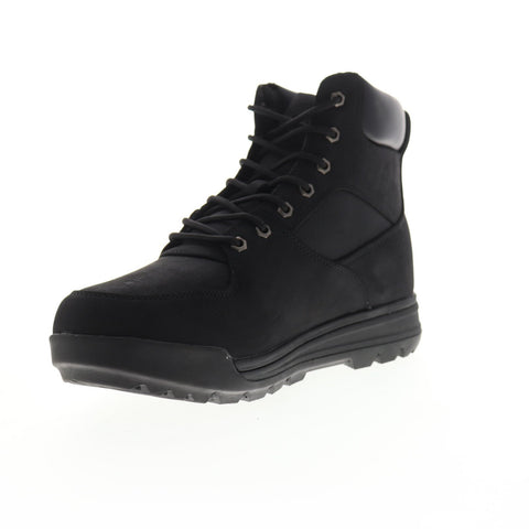Lugz Sentry MSENTD-001 Mens Black Nubuck Lace Up Casual Dress Boots Shoes