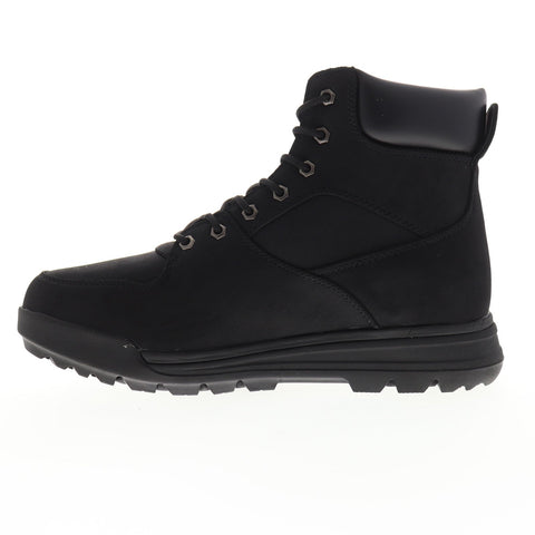 Lugz Sentry MSENTD-001 Mens Black Nubuck Lace Up Casual Dress Boots Shoes