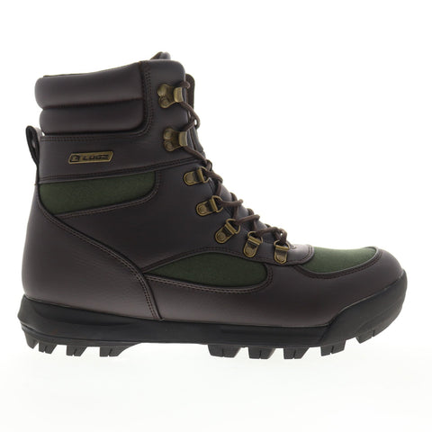 Lugz Sloan HI WR MSLONHGV-2415 Mens Brown Canvas Casual Dress Boots Shoes