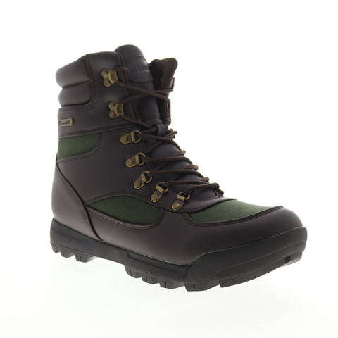 Lugz Sloan HI WR MSLONHGV-2415 Mens Brown Canvas Casual Dress Boots Shoes