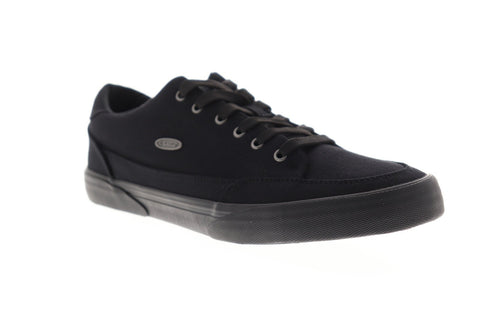 Lugz Stockwell Mens Black Canvas Low Top Lace Up Sneakers Shoes