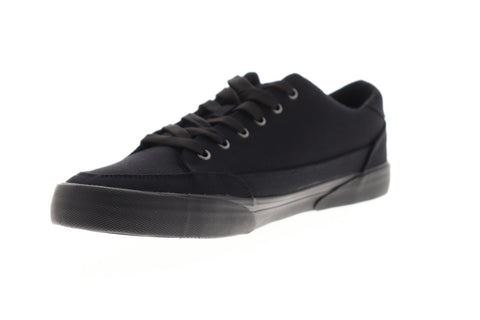Lugz Stockwell Mens Black Canvas Low Top Lace Up Sneakers Shoes