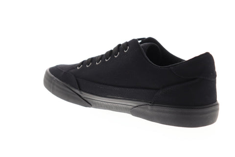 Lugz Stockwell Mens Black Canvas Low Top Lace Up Sneakers Shoes