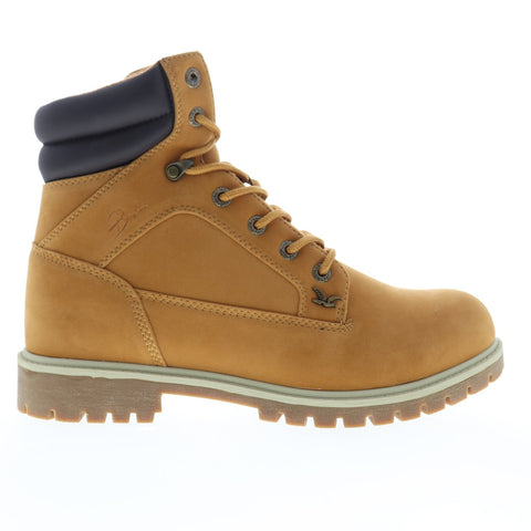 Lugz Tactic 5X MTAC5XK-747 Mens Brown Nubuck Lace Up Casual Dress Boots Shoes