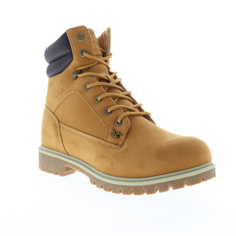 Lugz Tactic 5X MTAC5XK-747 Mens Brown Nubuck Lace Up Casual Dress Boots Shoes