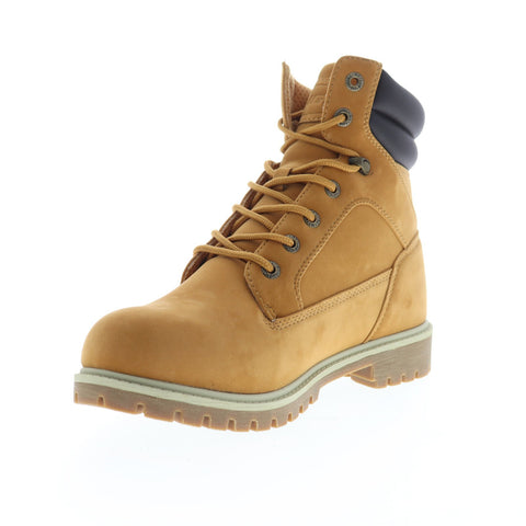 Lugz Tactic 5X MTAC5XK-747 Mens Brown Nubuck Lace Up Casual Dress Boots Shoes