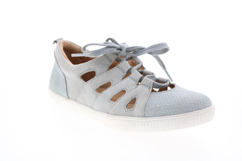 Earth Inc. Mulberry Gillie Tie Womens Gray Suede Lifestyle Sneakers Shoes