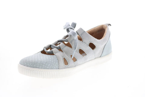 Earth Inc. Mulberry Gillie Tie Womens Gray Suede Lifestyle Sneakers Shoes
