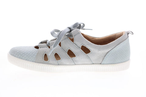 Earth Inc. Mulberry Gillie Tie Womens Gray Suede Lifestyle Sneakers Shoes
