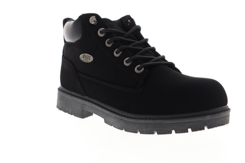 Lugz Warrant SR MWARND-001 Mens Black Nubuck Casual Dress Boots Shoes