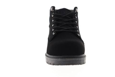 Lugz Warrant SR MWARND-001 Mens Black Nubuck Casual Dress Boots Shoes