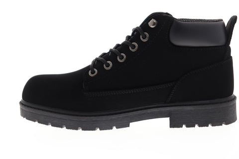 Lugz Warrant SR MWARND-001 Mens Black Nubuck Casual Dress Boots Shoes