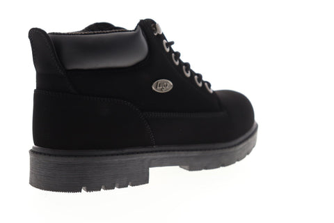 Lugz Warrant SR MWARND-001 Mens Black Nubuck Casual Dress Boots Shoes