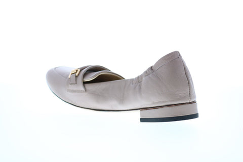 Bruno Magli Vinny Womens Beige Nappa Slip On Loafers Flats Shoes