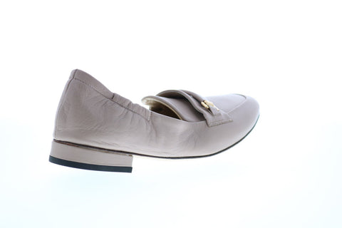 Bruno Magli Vinny Womens Beige Nappa Slip On Loafers Flats Shoes