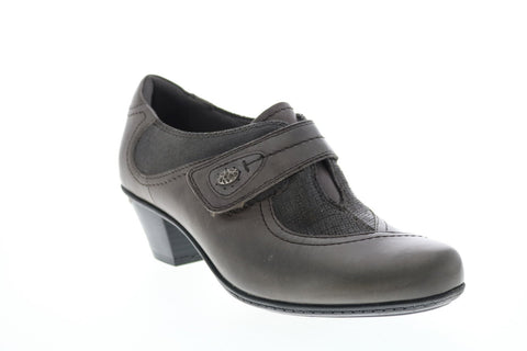 Earth Inc. Nutmeg Leather Womens Gray Leather Strap Ankle & Booties Boots