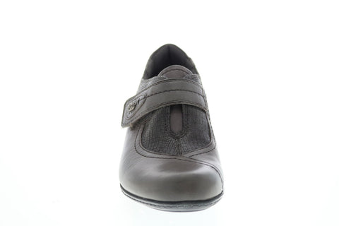 Earth Inc. Nutmeg Leather Womens Gray Leather Strap Ankle & Booties Boots