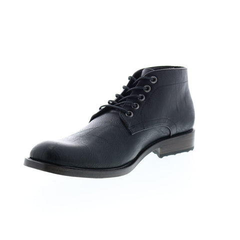 Andrew Marc Drake NYDRAKEGV-001 Mens Black Leather Chukkas Boots