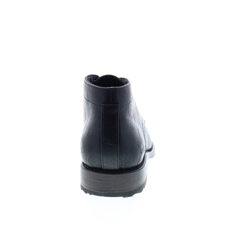Andrew Marc Drake NYDRAKEGV-001 Mens Black Leather Chukkas Boots