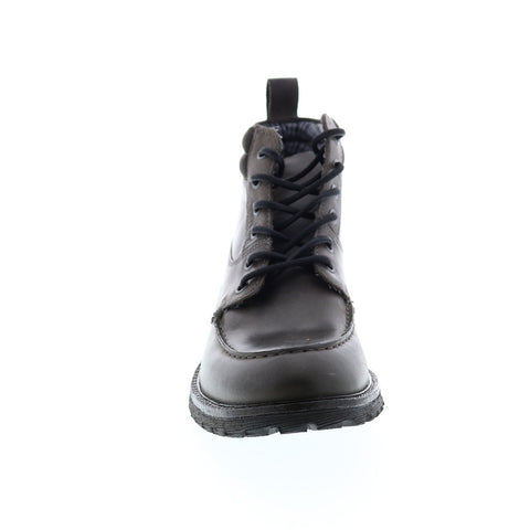 Andrew Marc Yates NYYATESG-0384 Mens Gray Leather Casual Dress Boots