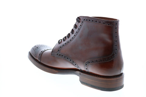 Bruno Magli Octavio OCTAVIO Mens Brown Lace Up Lace Up Boots