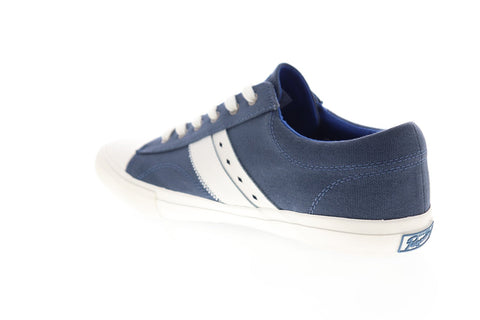Original Penguin Maxus OP100642M Mens Blue Canvas Low Top Sneakers Shoes
