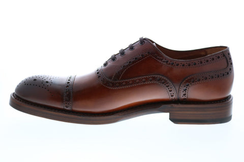 Bruno Magli Olimpio OLIMPIO Mens Brown Cap Toe Oxfords & Lace Ups Shoes