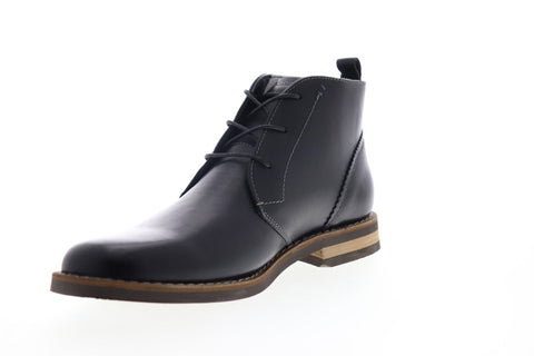 Original Penguin Hank OP OP100142M Mens Black Leather Chukkas Boots Shoes