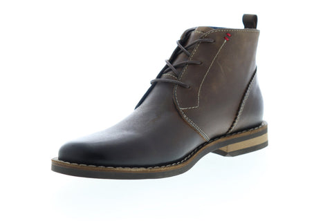 Original Penguin Hank OP OP100201M Mens Brown Leather Chukkas Boots Shoes