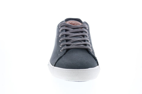 Penguin Dan OP100585M Mens Gray Suede Lace Up Lifestyle Sneakers Shoes