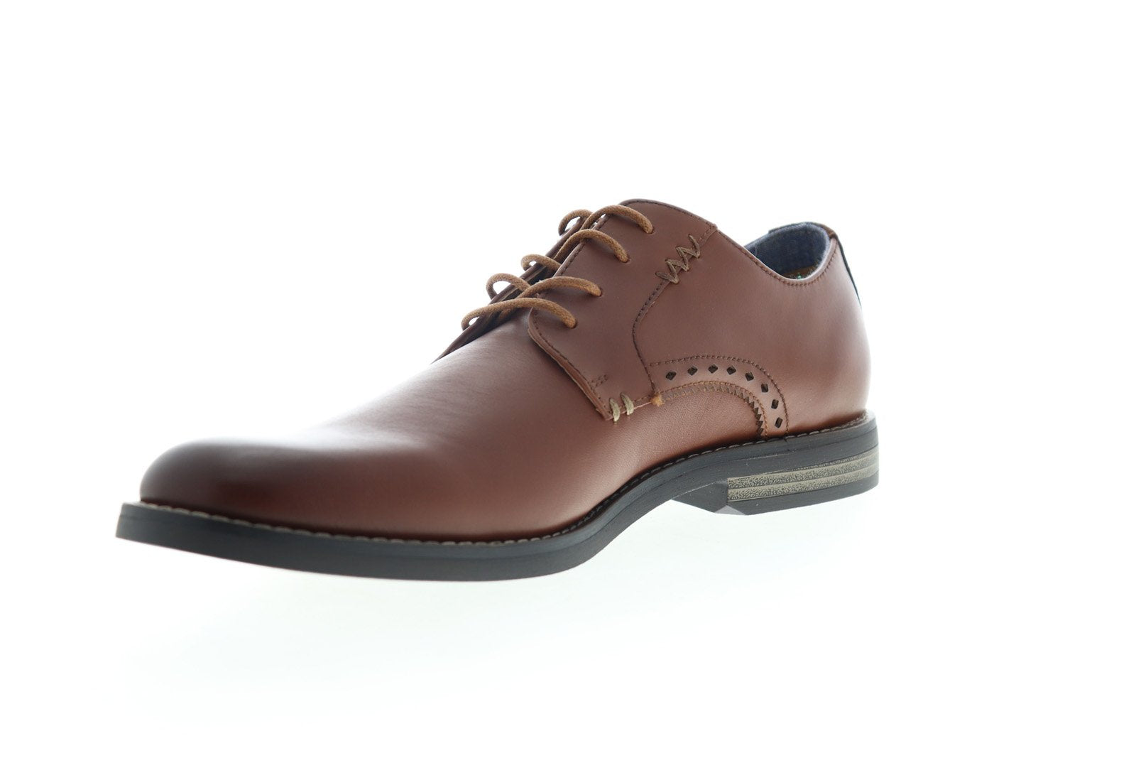 Original Penguin Walter OP100689M Mens Brown Leather Plain Toe Oxfords
