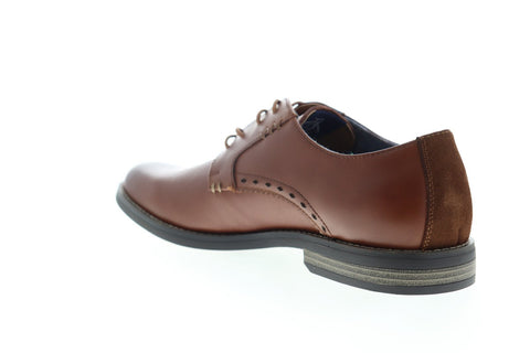 Original Penguin Walter OP100689M Mens Brown Leather Dress Oxfords Shoes