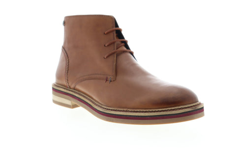 Original Penguin Myles OP100727M Mens Brown Leather Chukkas Boots Shoes