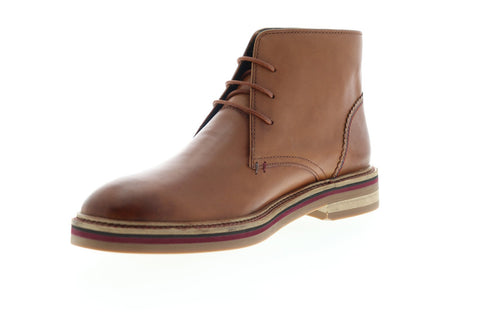 Original Penguin Myles OP100727M Mens Brown Leather Chukkas Boots Shoes